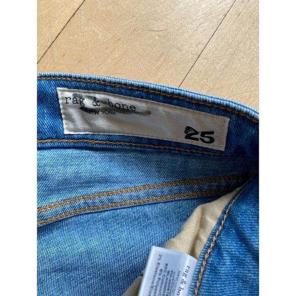 Rag and Bone "Dre" low rise slim boyfirend jeans BNWOT sz 25 womens NEW - Picture 5 of 7